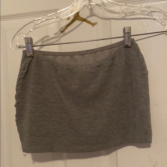 GREY TUBE TOP - Picture 2 of 2